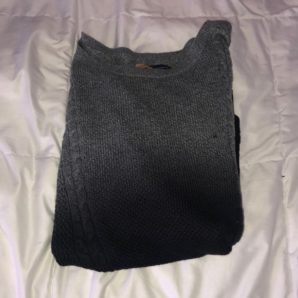 Ombré black and grey sweater - Picture 1 of 4